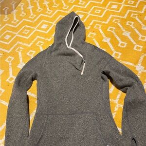 Stio Gray Hoodie Sweater